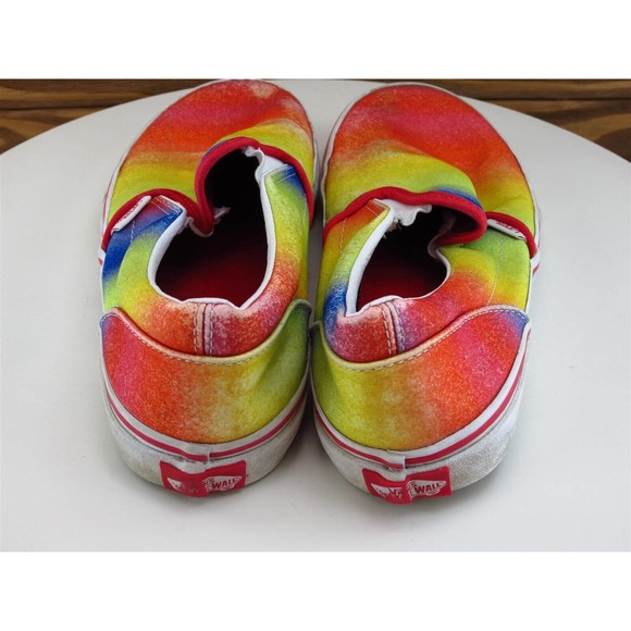 VANS Sz 5.5 Shoes Girls Youth Slip-On Multicolor Fabric Slip On - Picture 7 of 10